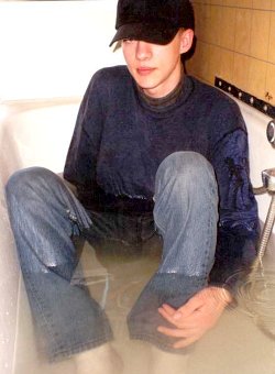shrink to fit jeans in your bath